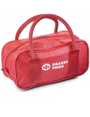Drakes Pride 2 Bowl Nylon Zipped Bag - Maroon