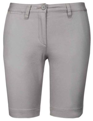 Kariban Ladies Chino Bermuda Shorts - Grey