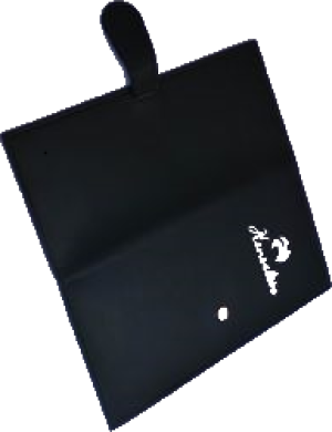 Henselite Leather Scorecard Holder Large - Black