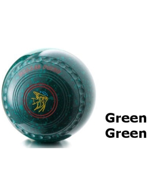 Drakes Pride Gripped Bowls Professional - Green/Green