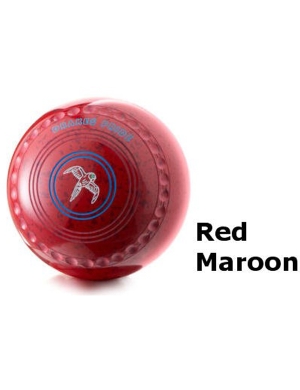 Drakes Pride Gripped Bowls Professional - Red/Maroon
