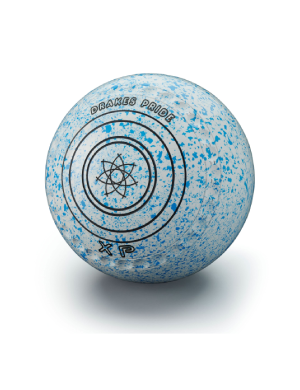 Drakes Pride Gripped Bowls d-tec - White Sky Blue Hq