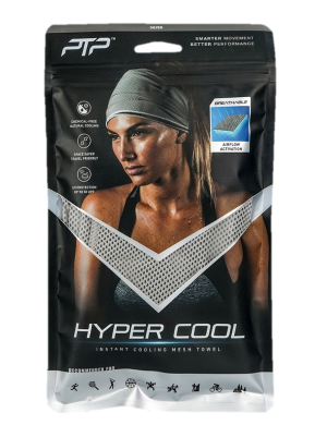 PTP Mesh Hyper Cool Towel - Grey