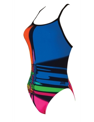 Zoggs Scuba Aquaback Swimsuit - Multi