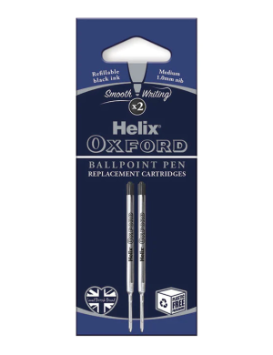 Oxford Ballpoint Pen Refill 2pk