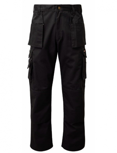 Tuffstuff Pro Trade Work Trousers Stone Brown - 38R | DIY at B&Q